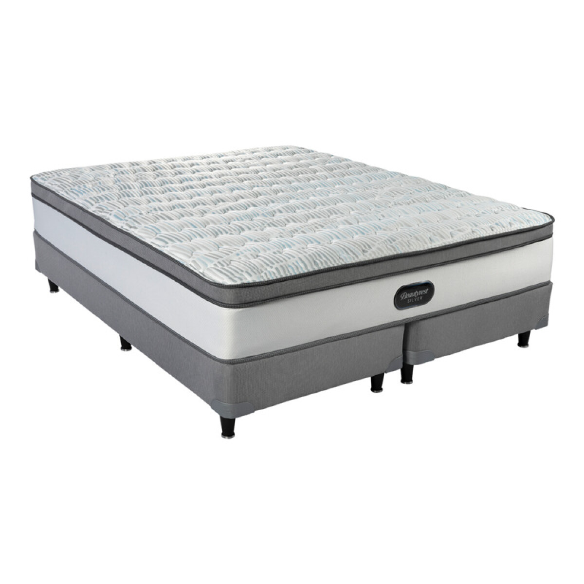 Sommier Simmons Beautyrest Silver - 1.60 x 2.00 Queen 