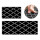 Set 2 Alfombras P/ Cocina O Baño Pvc Tatami Acolchado Negro
