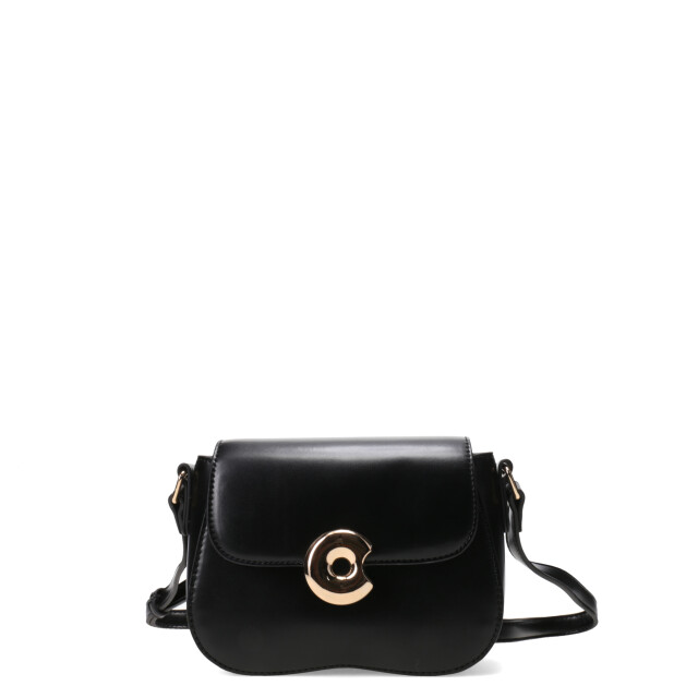 Cartera Miss Carol Lera Con Asa Larga Negro