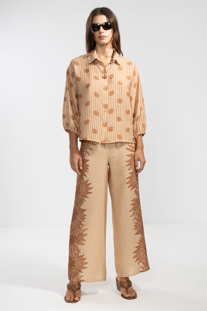 FLO SHIRT Bloomline Camel