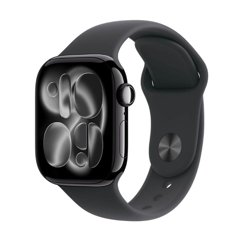 Apple Watch Series 11 42mm Jet Black Al Black Sport Band S/M MEQT4LW/A Apple Watch Series 11 42mm Jet Black Al Black Sport Band S/M MEQT4LW/A