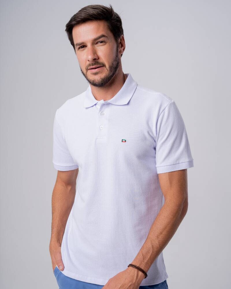 REMERA POLO BLANCO