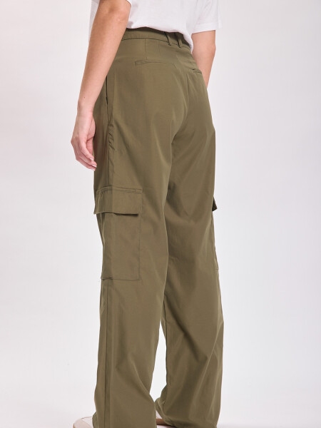 Pantalón casual cargo Verde