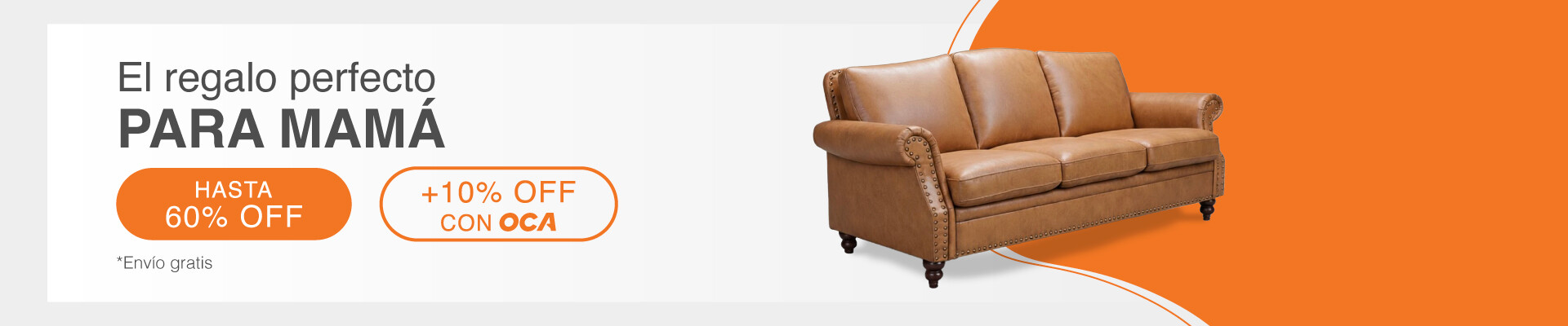 60% OFF + 10% OFF CON OCA