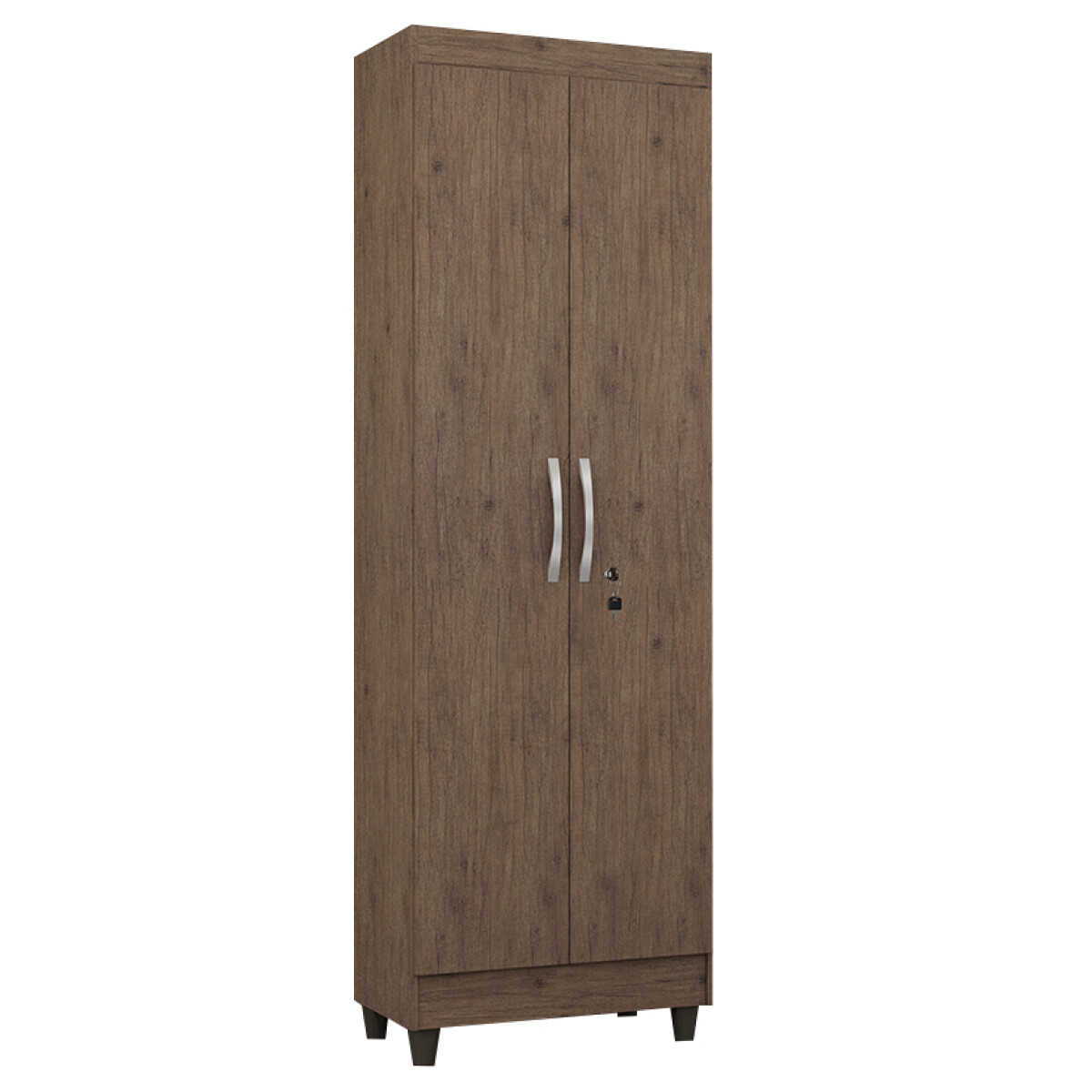 Ropero 2 puertas multiuso AR1111 Canela, con llave 