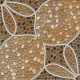 Ceramica Piso Noble 45X45 Antideslizante Marron Granilla
