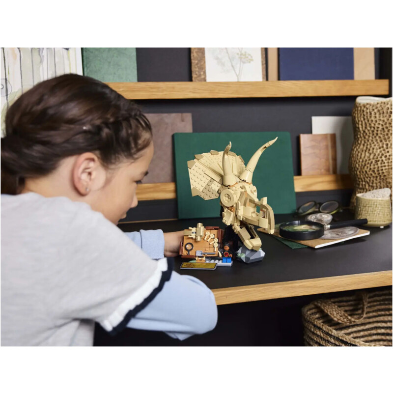Fósiles de Dinosaurio Cráneo de Triceratops Jurassic World Lego Fósiles de Dinosaurio Cráneo de Triceratops Jurassic World Lego