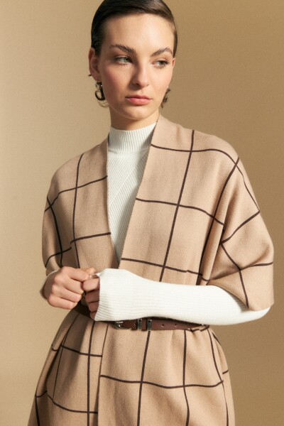 PONCHO ANTIGONA Beige