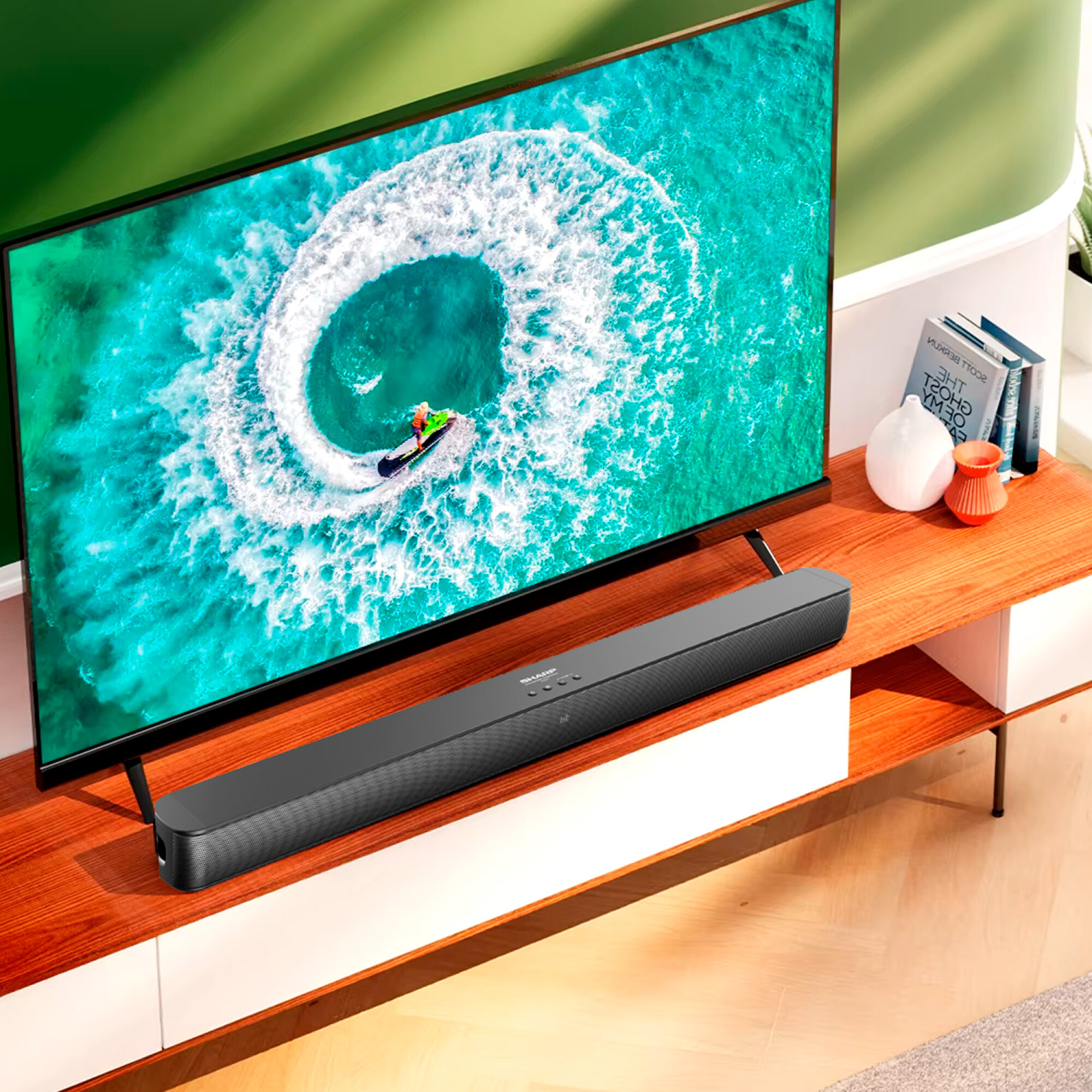 Roman So Rms Sharp Barra De Sonido Sharp Htsb117 Rms 50w - BARRA SONIDO SHARP SB117 50W — Dimm