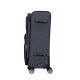Juego Set Valijasx3 Azul con ribete naranja