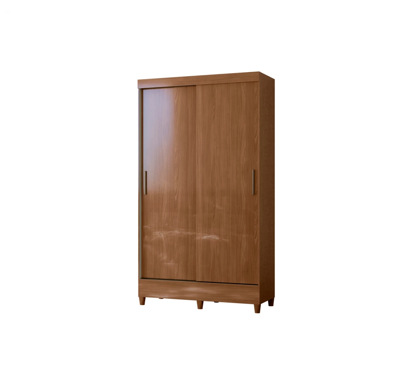 Ropero 2 puertas corredizas 2 cajones - Terminación Jequitibá - Linea FIT 