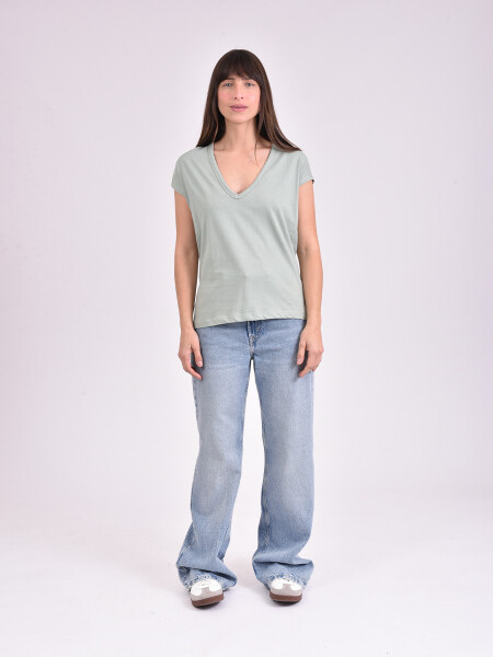 REMERA NURIA VERDE AZULADO