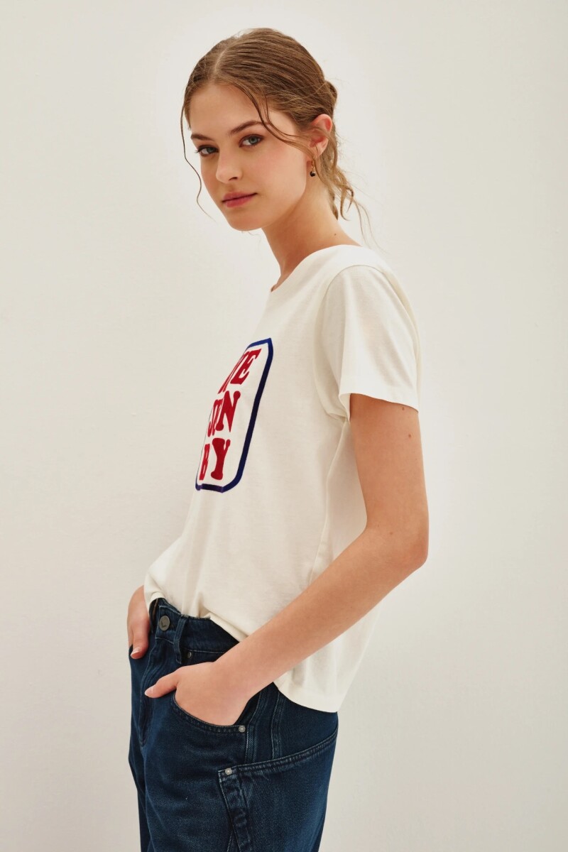 Remera Blue Baby Crudo
