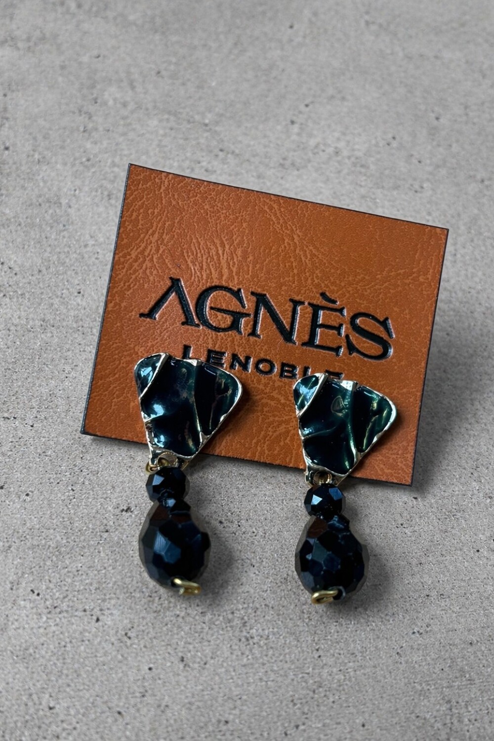 Crystal Earrings Verde