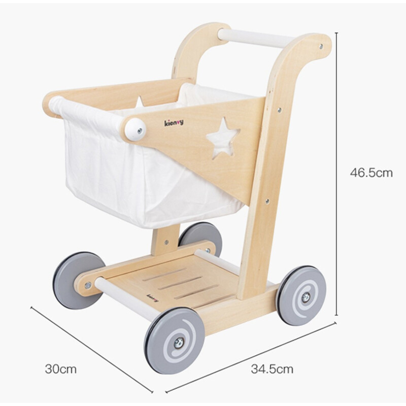 Juguete de Madera Carrito de Super Juguete de Madera Carrito de Super