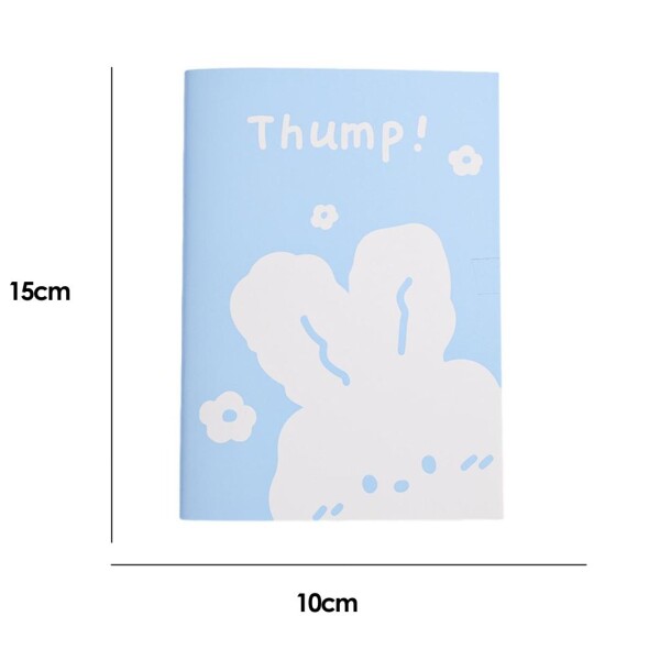 Cuaderno animales A6 celeste