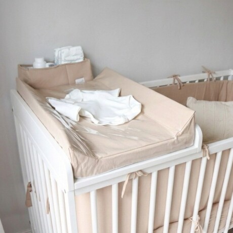 Soporte Madera Cambiador Blanco