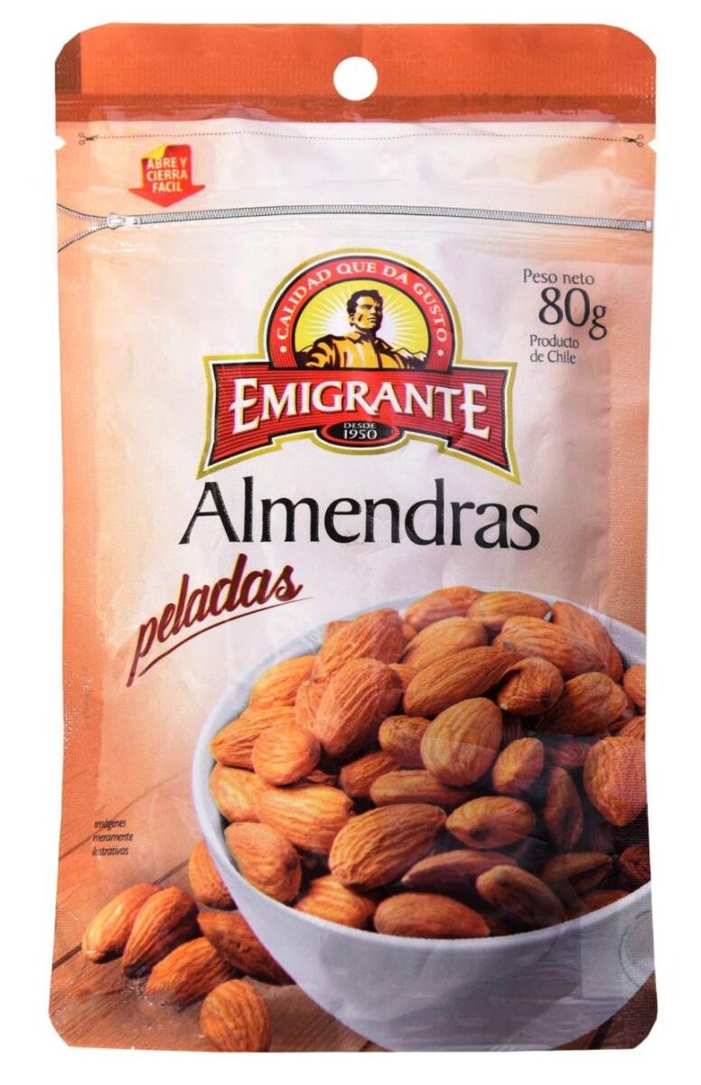 ALMENDRAS PELADAS D/P 80G EL EMIGRANTE 