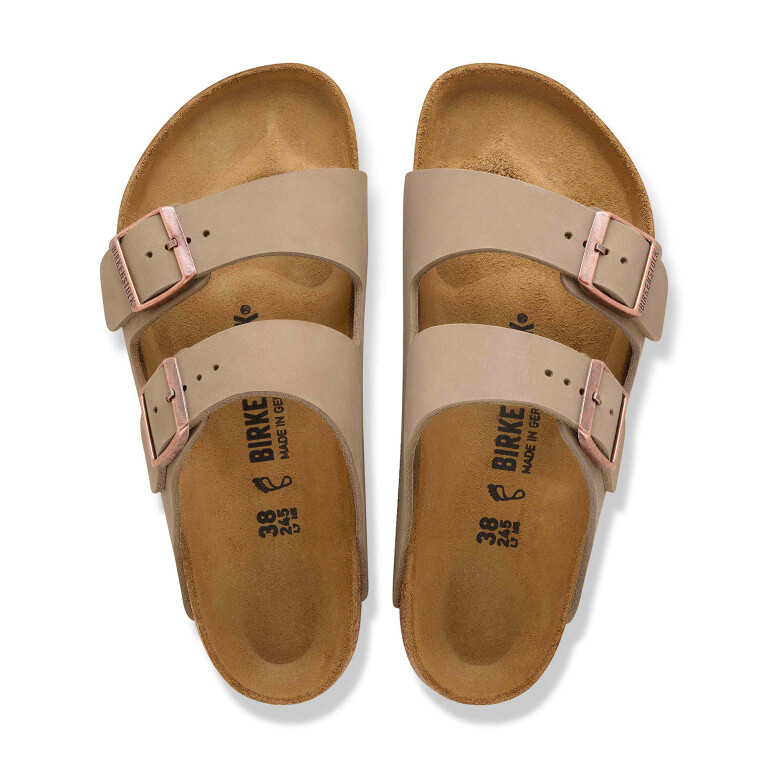 Sandalia Arizona Oiled Leather - Estrecho Marron