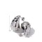 CARAVANAS DROP STRASS & PEARLS SILVER