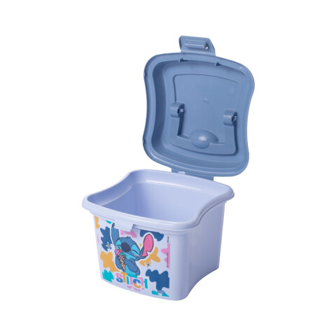 Mini Caja Infantil Organizadora Plástica Stitch 1 Lts U
