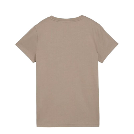 Remera de Mujer Puma Ess N°1 Logo Tee Beige