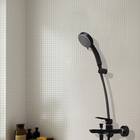 GRIFERIA DE DUCHA EXTERNA MONOCOMANDO NEGRO QUARANTA 000