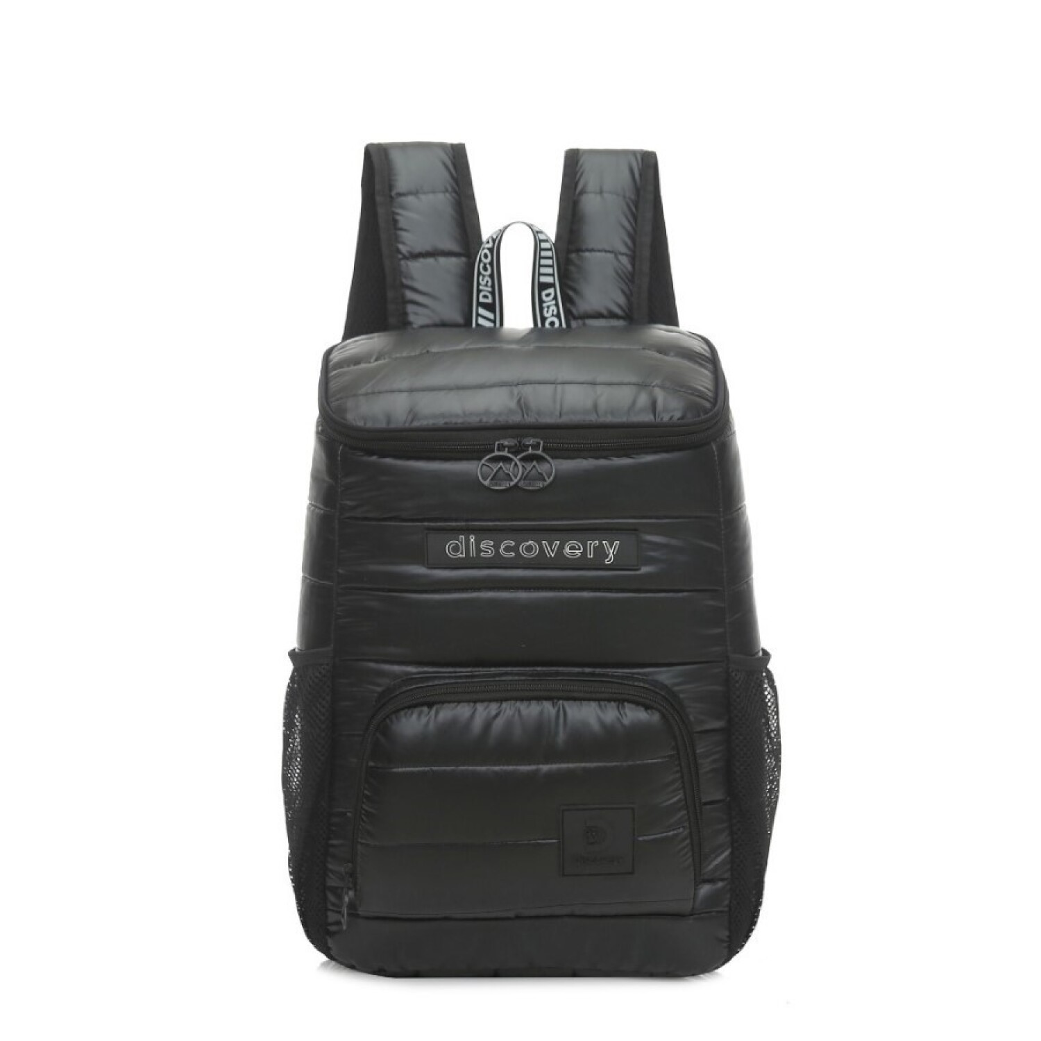 Mochila lonchera termica puffer Negro Canva Store