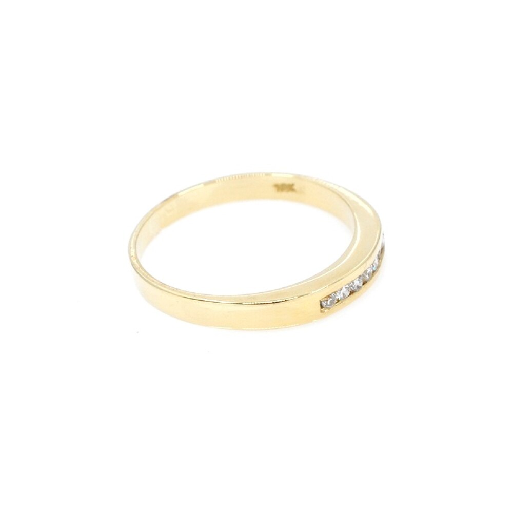 Anillo en oro 18k y 7 brillantes Anillo en oro 18k y 7 brillantes