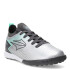 Championes de Fútbol 5 Infantiles Topper Stingray III Mach Plateado - Verde - Gris