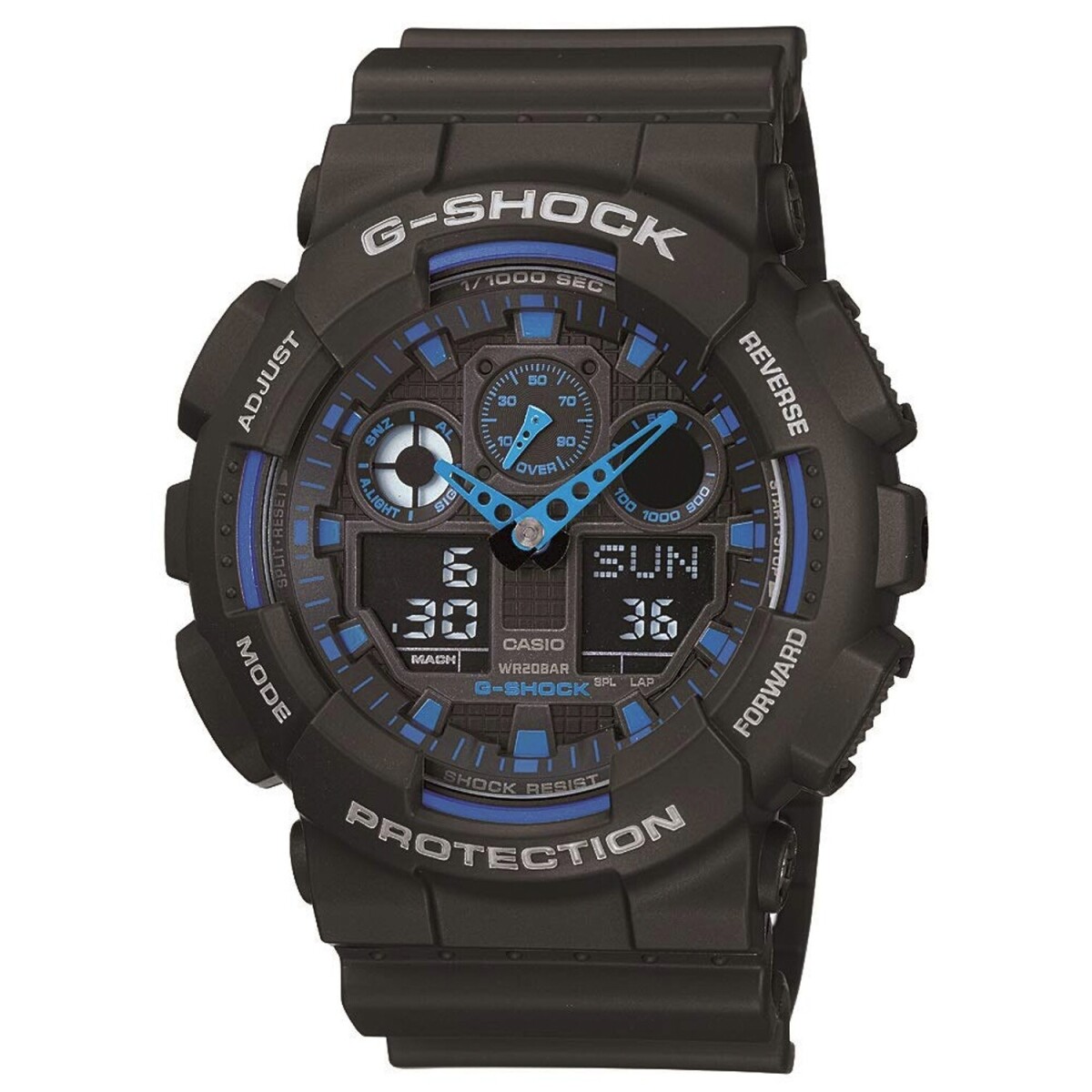 Reloj análogo / digital multifunción Casio G-Shock - Negro,Negro/Azul,Negro 