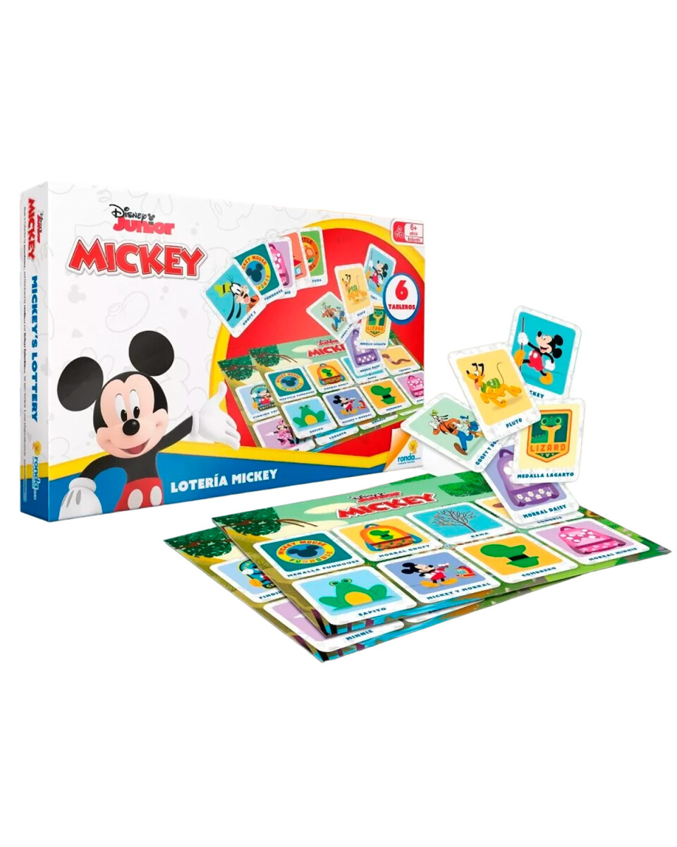 Juego de lotería Ronda Disney Mickey 54 piezas 