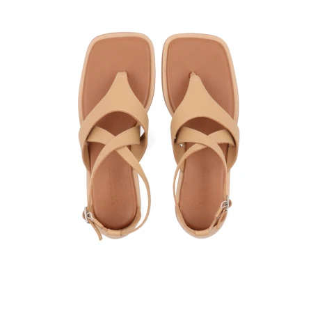 SANDALIAS VENET - CUERO ILARIA MARRON