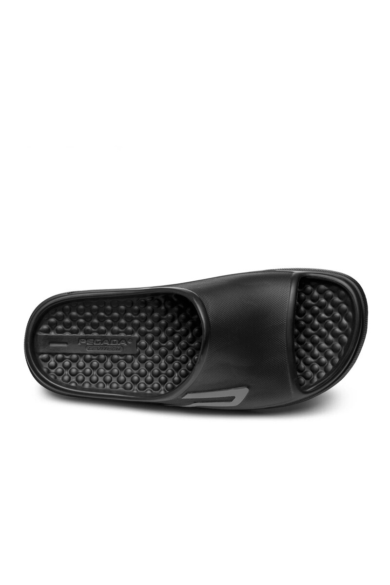 Ojota de faja Pegada goma inyectada 161201 Negro