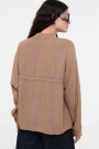 CAMISA CUELLO MAO Marron