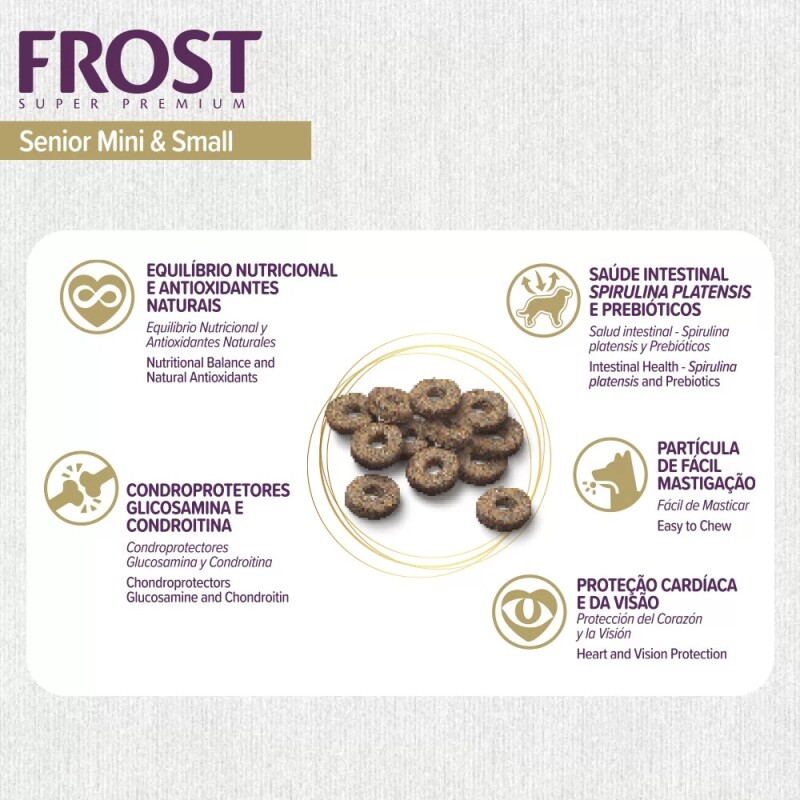 FROST PERRO SENIOR RAZAS PEQUEÑAS 2,5 KG FROST PERRO SENIOR RAZAS PEQUEÑAS 2,5 KG