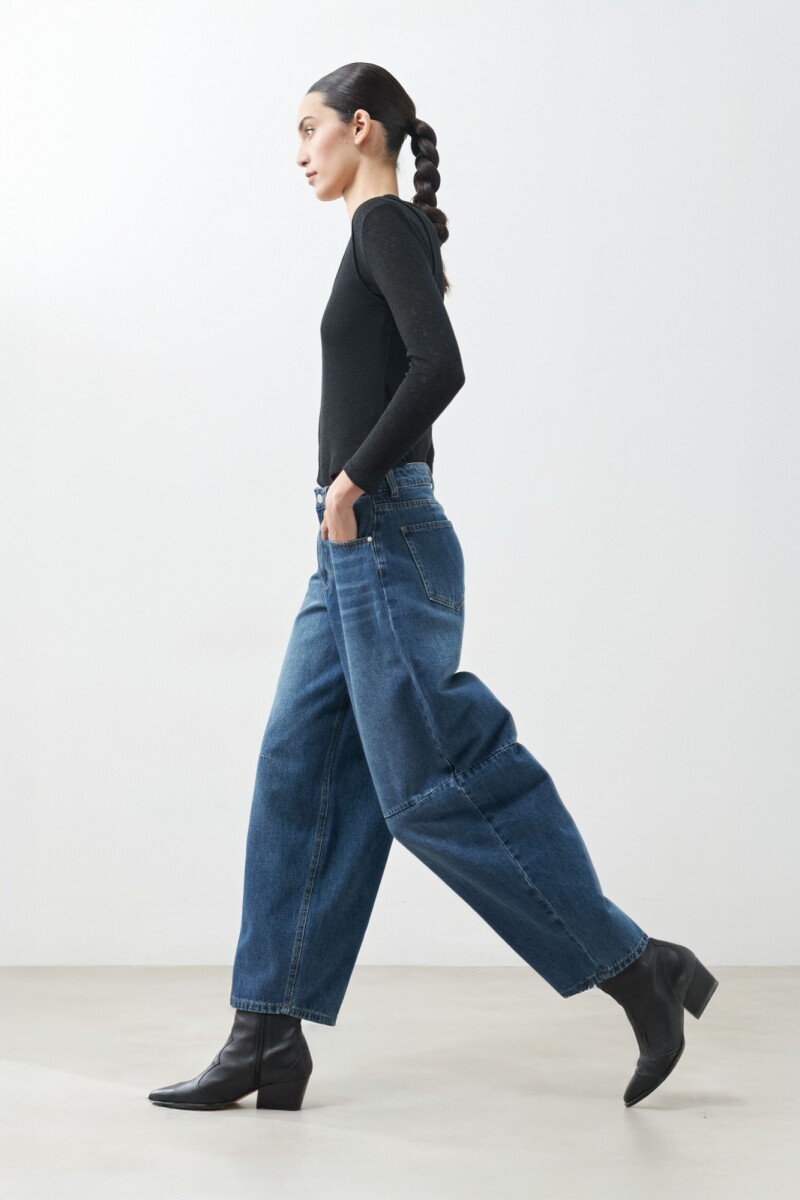 Jean Tove barrel jean medio