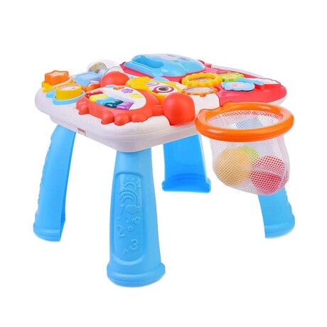 Caminador 4en1 Monopatín Buggy Mesa de Juegos Música Huanger Rosa