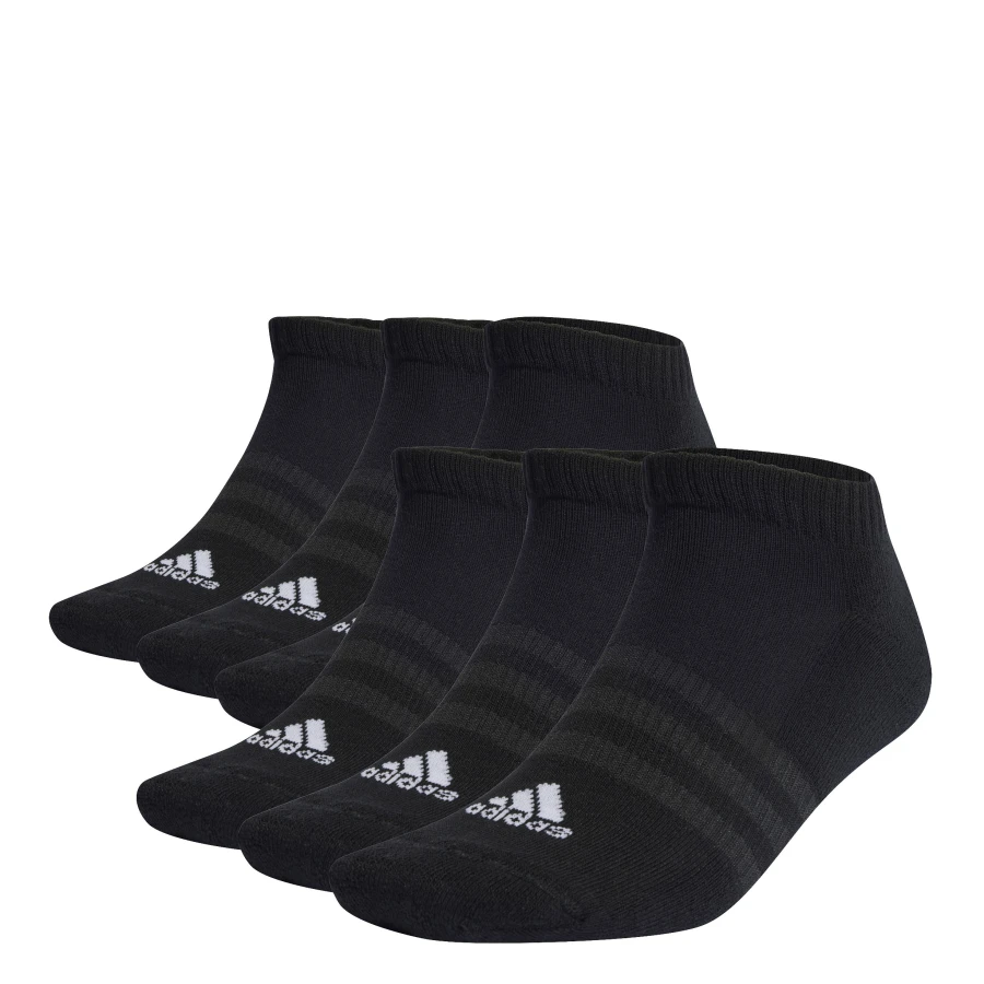 Medias Unisex Adidas x6 Sportswear Negro - Blanco