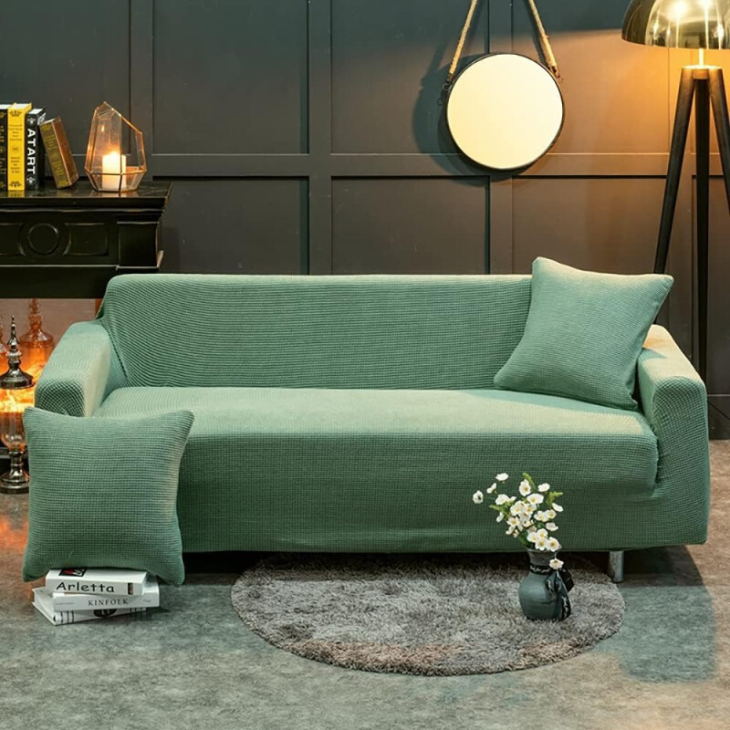 Funda Protector Para Sillón Funda Elástica 3 Cuerpos Verde