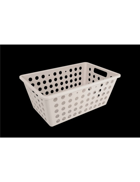 CANASTA PLASTICO 4.4L 28,8X19,1X12,3CM LIGHT GRAY CANASTA PLASTICO 4.4L 28,8X19,1X12,3CM LIGHT GRAY