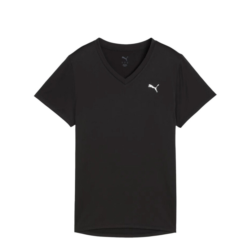 Remera de Hombre Puma Ess Vneck Negro