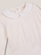 Body Manga Larga Cuello Peter Pan Blanco