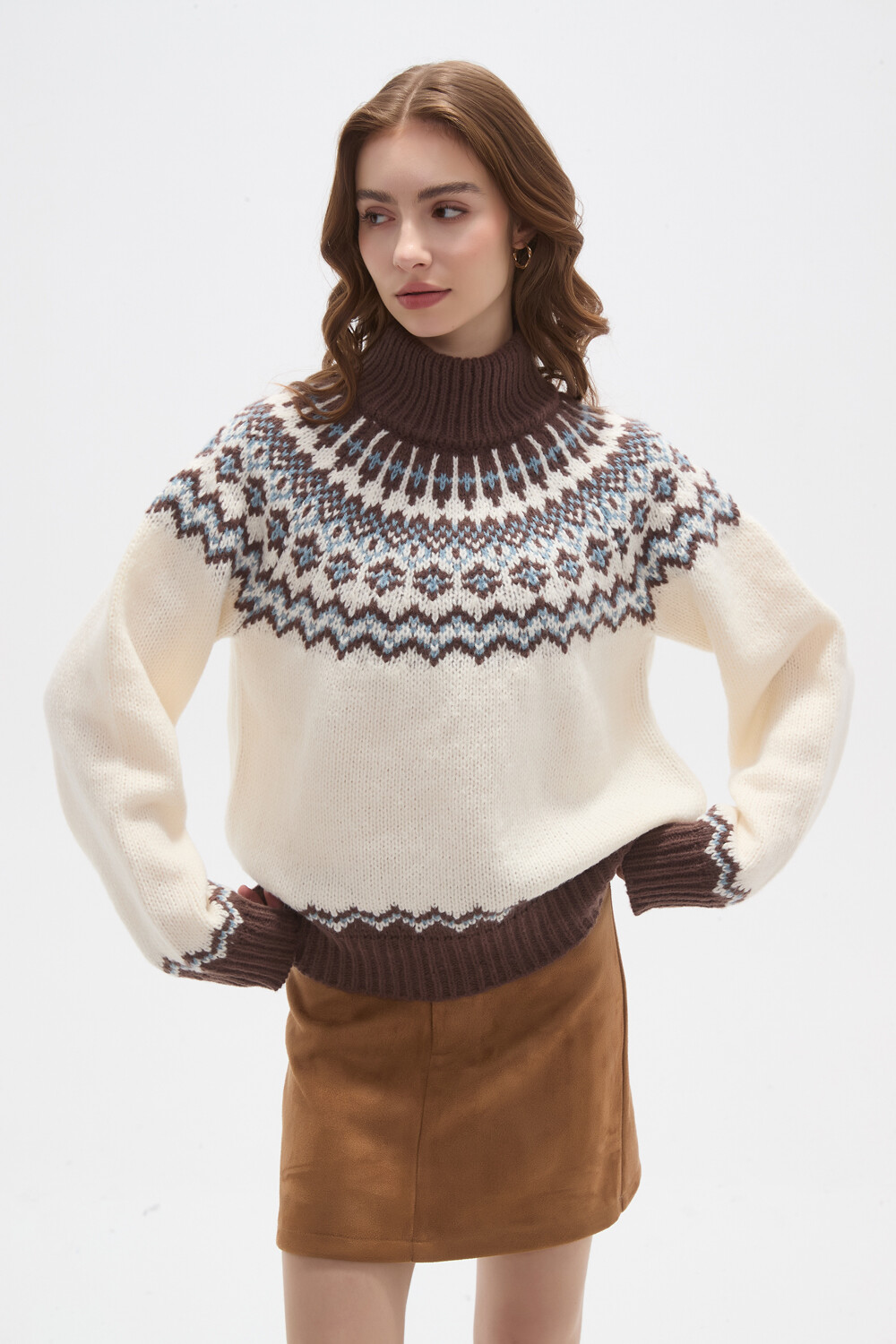 Sweater Kafeli Estampado 1