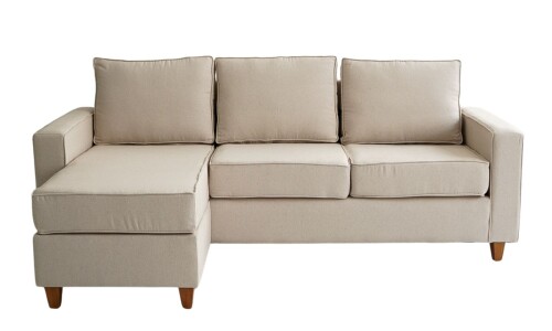 Sofá con Chaise DESIREÉ - Arena PREVENTA Sofá con Chaise DESIREÉ - Arena PREVENTA