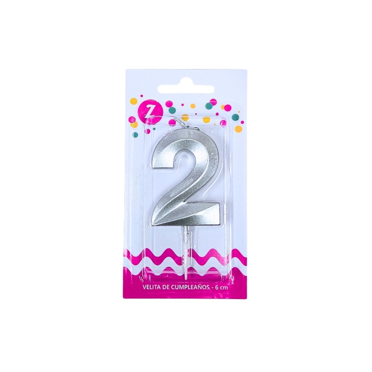 Vela 3D Plata N°2 