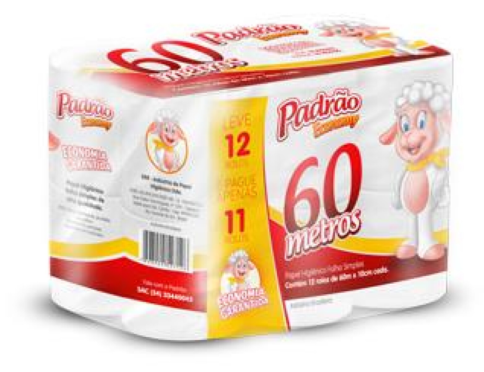 PAPEL HIGIENICO HS 60 MTS X 12 ROLLOS 
