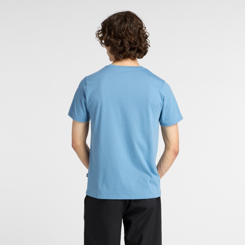 Remera New Balance de Hombre -Heathertech Graphic-MT53003SRU BLUE