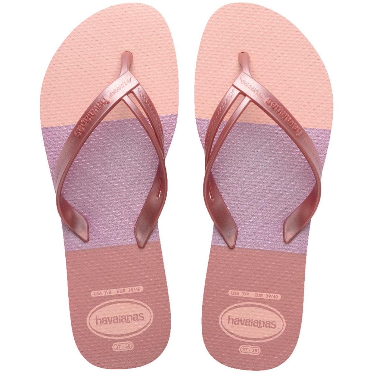 Sandalias de Mujer Havaianas Elegance Print - Rosado 