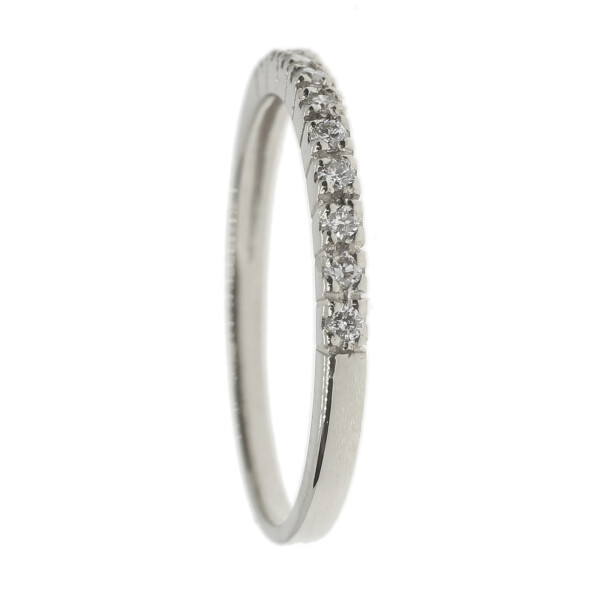 Anillo oro blanco 18k con brillantes N8905W Anillo oro blanco 18k con brillantes N8905W